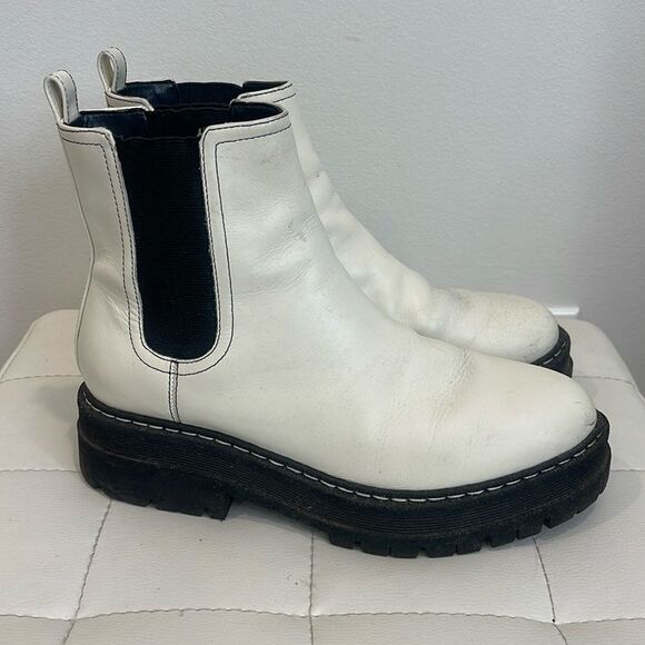 Marc Fisher White Boot Size 7.5 - Picture 1 of 5